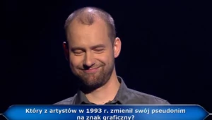 Paweł Szymański i jego pytanie za 125 tys. zł w "Milionerach"