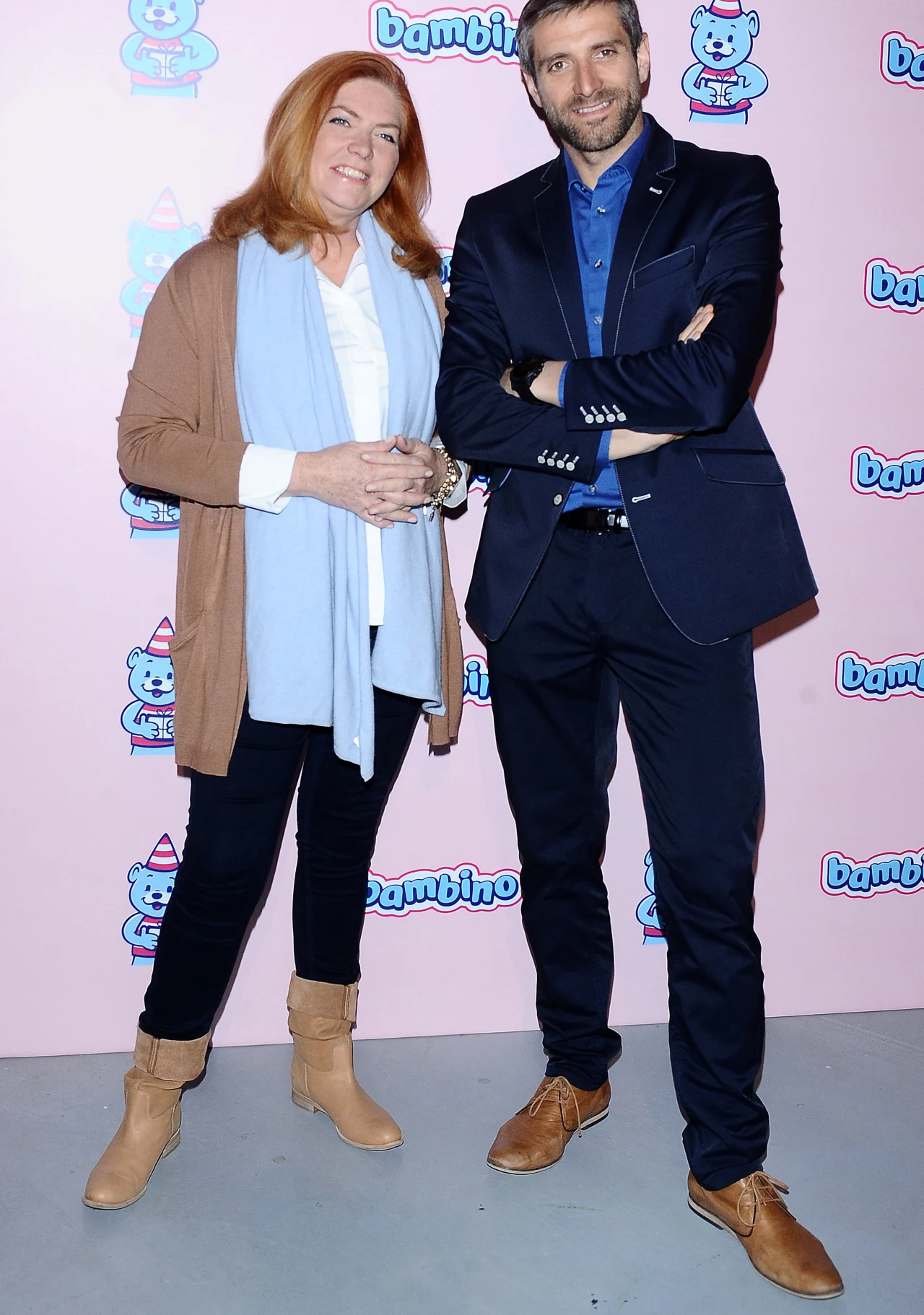 Katarzyna Dowbor z synem Maciejem Katarzyna Dowbor z synem Maciejem