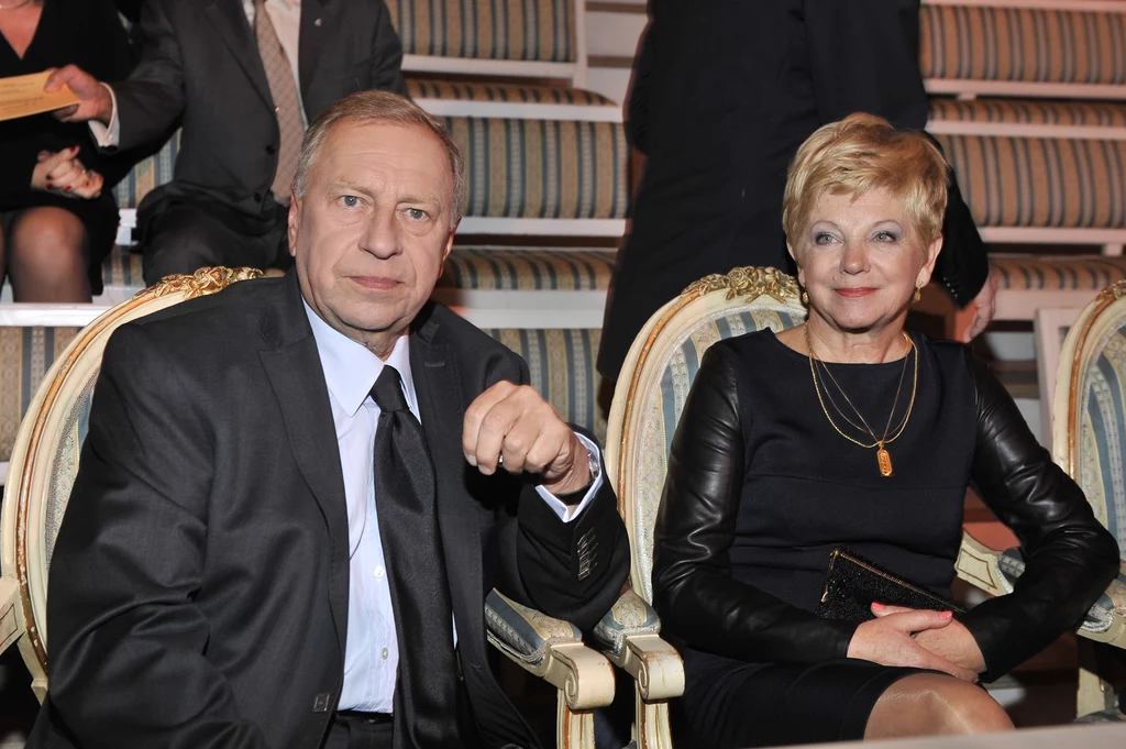Jerzy Stuhr z żoną Barbarą