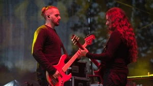 Mariusz Duda i Maciej Meller w koncertowym wcieleniu Riverside