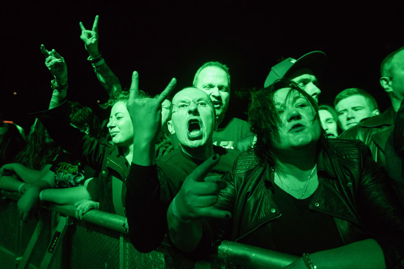 Zobacz zdjęcia publiczności podczas XXIV Metalmanii w katowickim Spodku