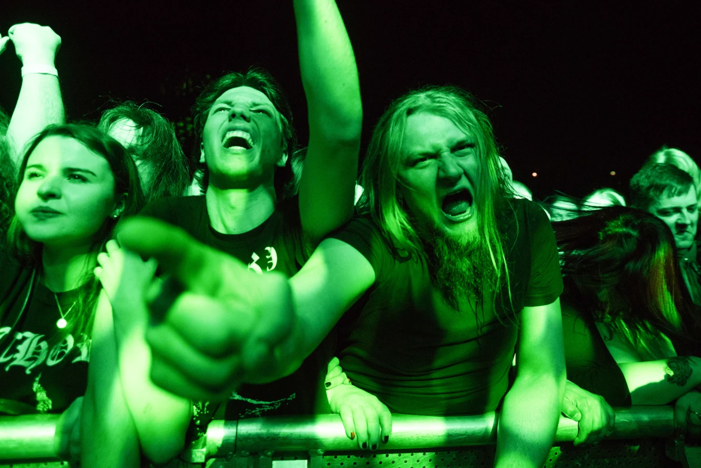 Zobacz zdjęcia publiczności podczas XXIV Metalmanii w katowickim Spodku