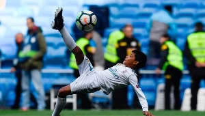 Cristiano Ronaldo junior w akcji