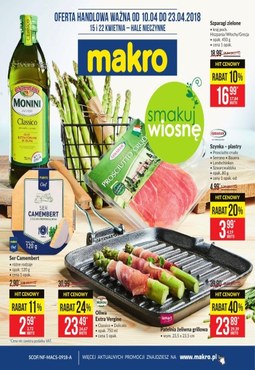 Gazetka promocyjna Makro Cash&Carry, ważna od 09.04.2018 do 23.04.2018.