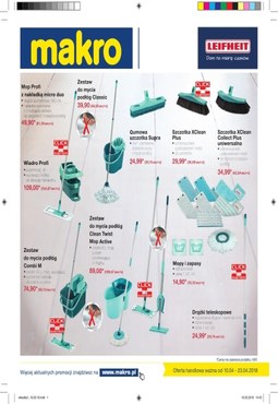 Gazetka promocyjna Makro Cash&Carry, ważna od 09.04.2018 do 23.04.2018.