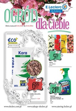 Gazetka promocyjna E.Leclerc, ważna od 10.04.2018 do 29.04.2018.