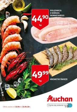 Gazetka promocyjna Auchan, ważna od 12.04.2018 do 21.04.2018.