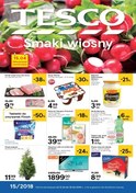 Gazetka promocyjna Tesco Hipermarket - Smaki wiosny - ważna do 18-04-2018