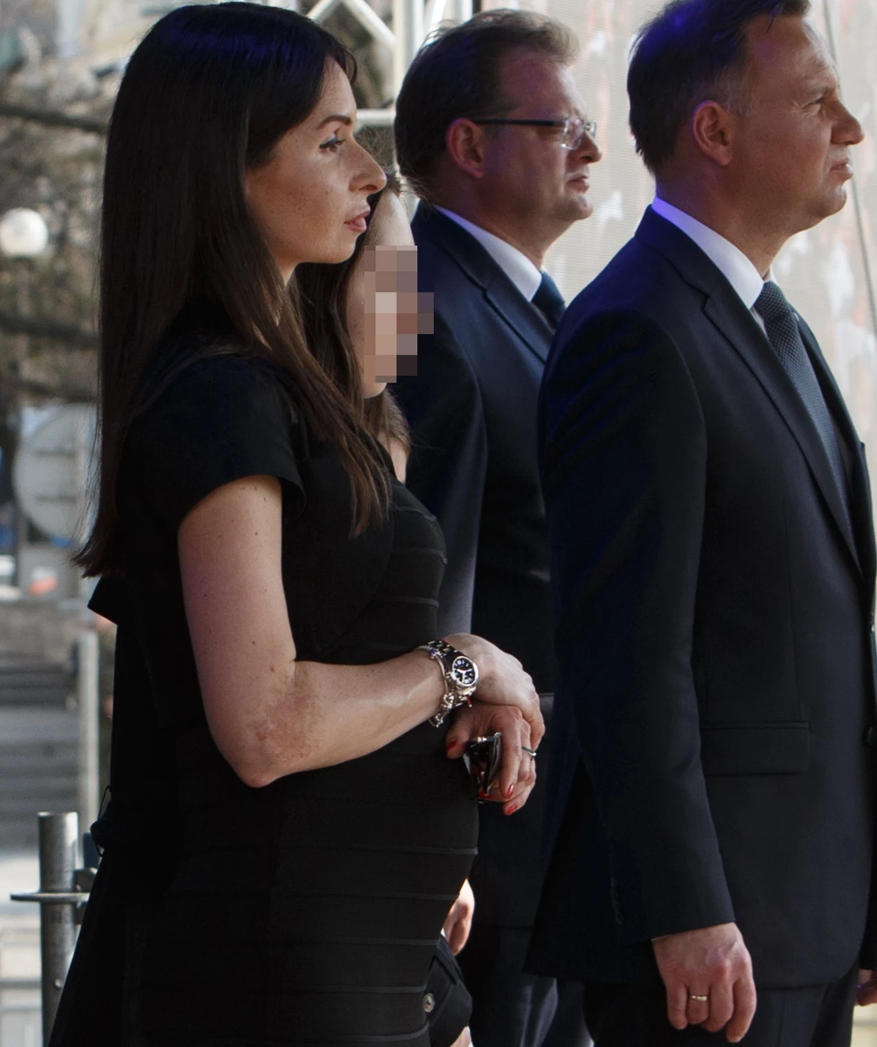 Marta Kaczyńska na obchodach w Warszawie