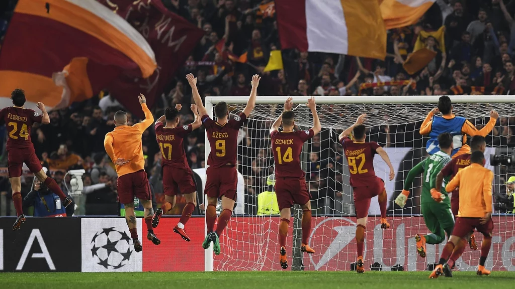 L'AS Roma fête son exploit L'AS Roma fête son exploit