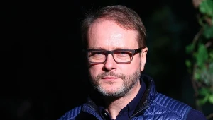 Artur Żmijewski na planie "Pana Jowialskiego"