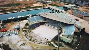 Opuszczony stadion olimpijski w Atenach