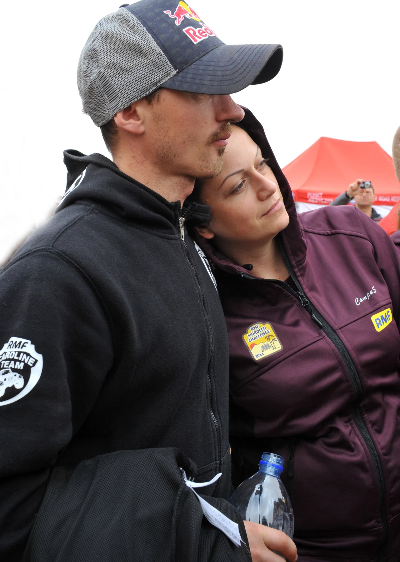 Adam Małysz z żoną Izabelą