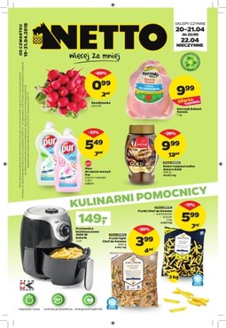 Gazetka promocyjna Netto, ważna od 19.04.2018 do 21.04.2018.
