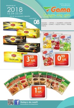Gazetka promocyjna Gama, ważna od 12.04.2018 do 23.04.2018.