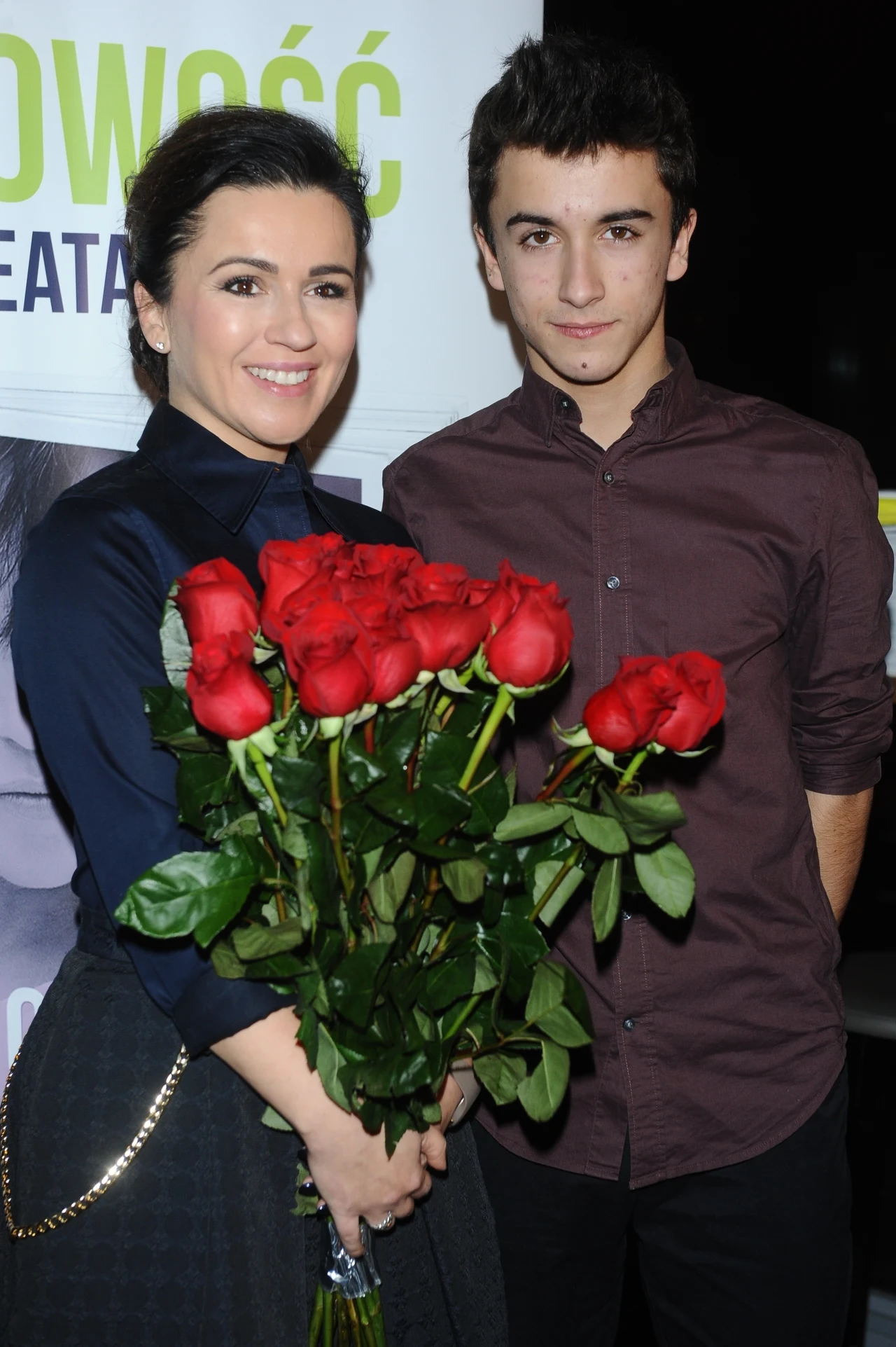 Beata Tadla z synem Janem Beata Tadla z synem Janem