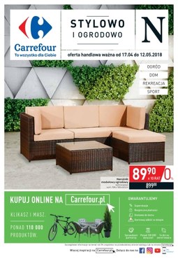 Gazetka promocyjna Carrefour, ważna od 17.04.2018 do 12.05.2018.