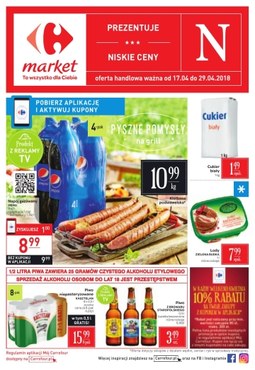 Gazetka promocyjna Carrefour Market, ważna od 17.04.2018 do 29.04.2018.