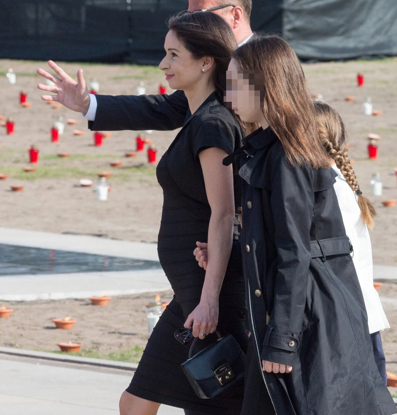 Marta Kaczyńska z córką Marta Kaczyńska z córką