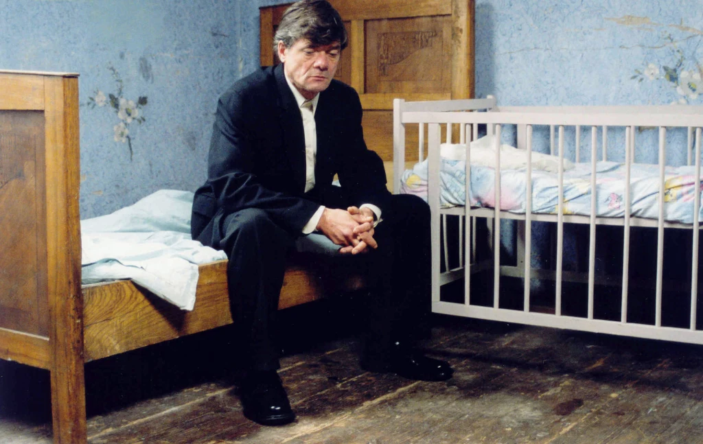 Henryk Gołębiewski na planie filmu "Edi"