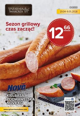 Gazetka promocyjna Spiżarnia Smakosza, ważna od 19.04.2018 do 09.05.2018.
