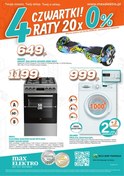 Gazetka promocyjna MaxElectro - Twoje miasto. Twój sklep. Twój e-sklep. - ważna do 30-04-2018