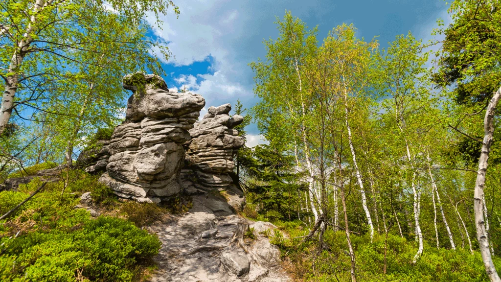 Formacje skalne w Górach Stołowych