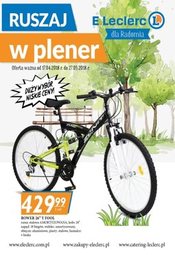 Gazetka promocyjna E.Leclerc, ważna od 17.04.2018 do 27.05.2018.