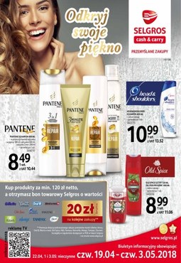Gazetka promocyjna Selgros Cash&Carry, ważna od 19.04.2018 do 03.05.2018.