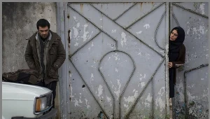 Kadr z filmu "Uczciwy człowiek"