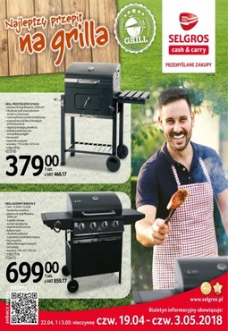 Gazetka promocyjna Selgros Cash&Carry, ważna od 19.04.2018 do 03.05.2018.
