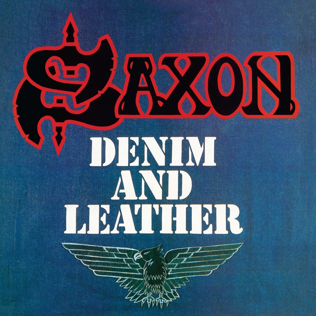 Okładka płyty "Denim And Leather" Saxon