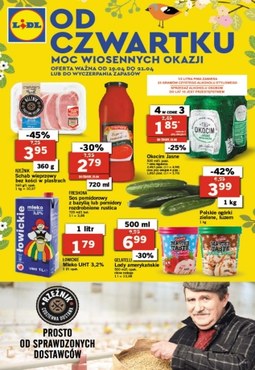 Gazetka promocyjna Lidl, ważna od 19.04.2018 do 21.04.2018.
