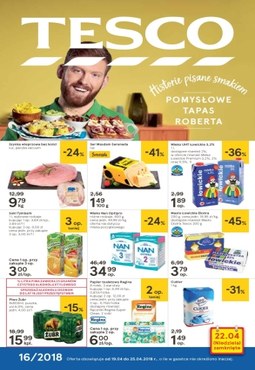 Gazetka promocyjna Tesco Hipermarket, ważna od 19.04.2018 do 25.04.2018.