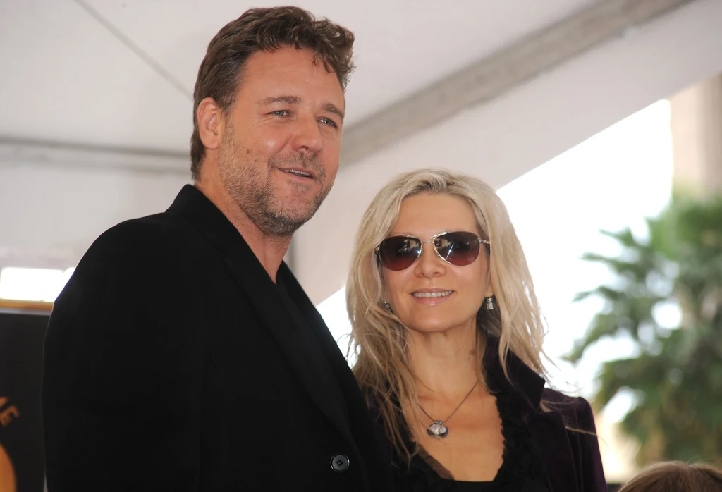 Russel Crowe z byłą żoną