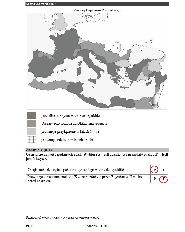 Egzamin gimnazjalny 2018. Historia i WOS 