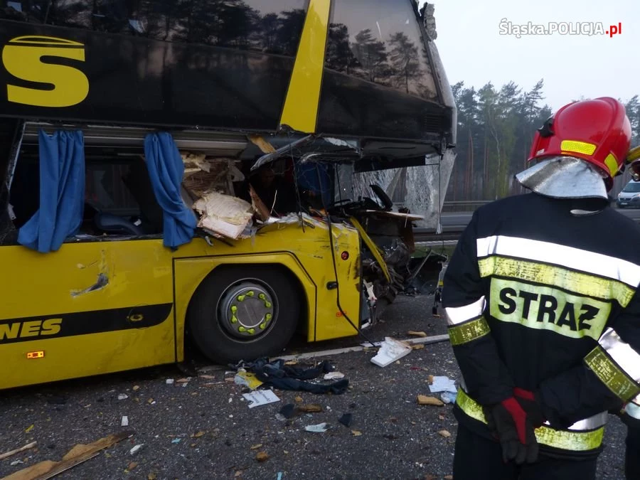 Kierowca autokaru został ukarany mandatem