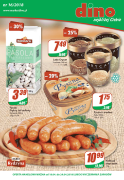 Gazetka promocyjna Dino, ważna od 18.04.2018 do 24.04.2018.