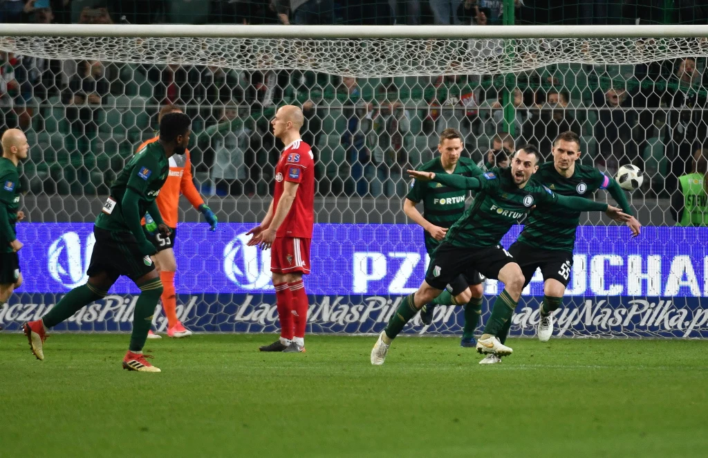 Legia Warszawa - Górnik Zabrze 2-1 w 1/2 PP