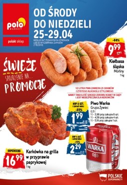 Gazetka promocyjna POLOmarket, ważna od 25.04.2018 do 29.04.2018.