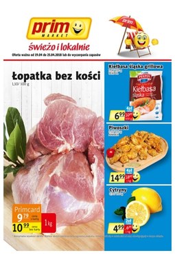 Gazetka promocyjna Prim Market, ważna od 19.04.2018 do 25.04.2018.