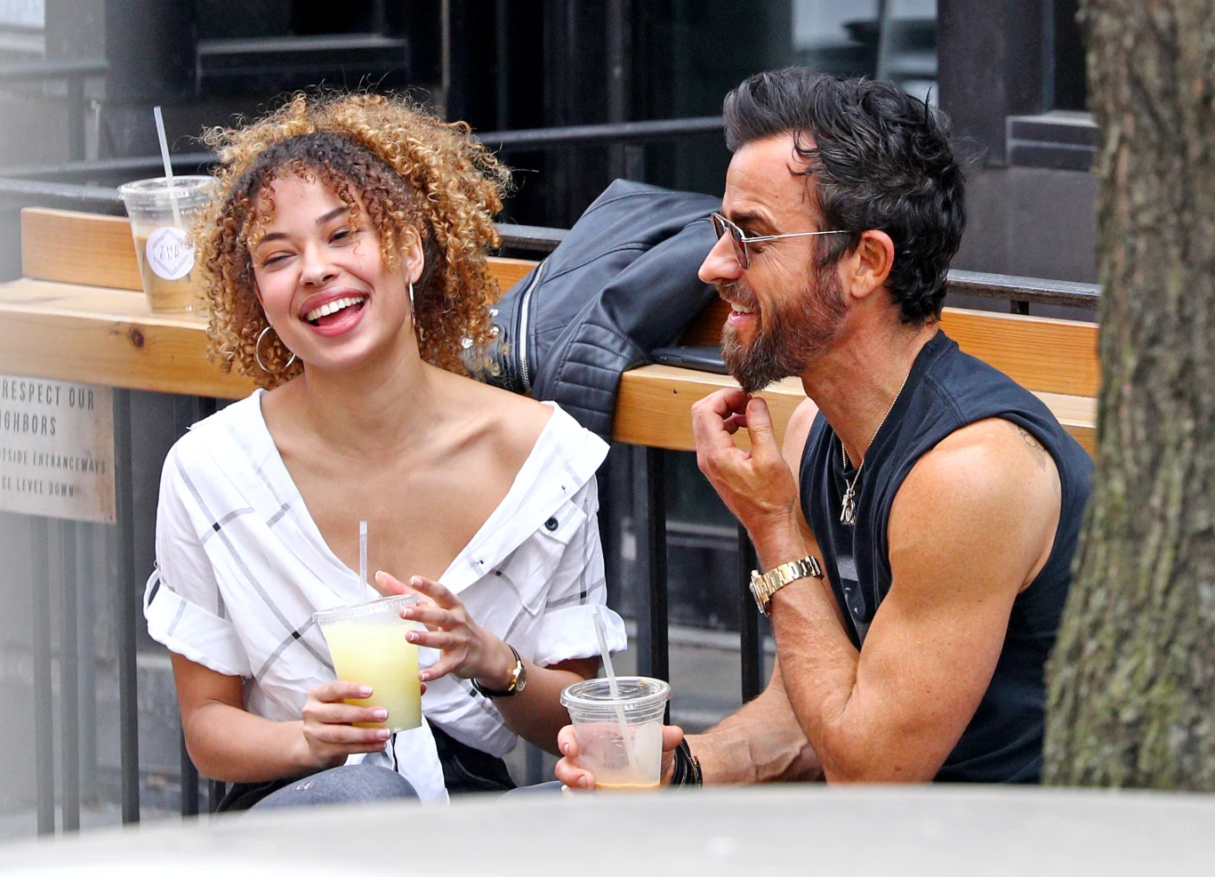 Justin Theroux i Erica Cardenas Justin Theroux i Erica Cardenas