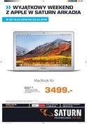 Gazetka promocyjna Saturn - Wyjątkowy weekend z Apple - Warszawa Arkadia - ważna do 23-04-2018