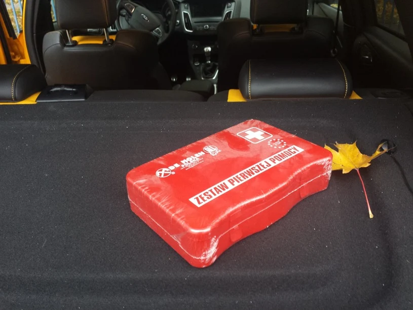 Choć apteczka nie jest obowiązkowym wyposażeniem pojazdu, dobrze mieć ją w aucie. Powinny się w niej znaleźć m.in. bandaże, środek dezynfekujący, czy koc termoizolacyjny. Choć apteczka nie jest obowiązkowym wyposażeniem pojazdu, dobrze mieć ją w aucie. Powinny się w niej znaleźć m.in. bandaże, środek dezynfekujący, czy koc termoizolacyjny.