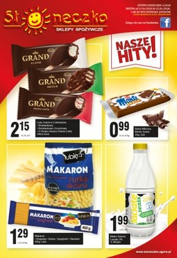 Gazetka promocyjna Słoneczko, ważna od 12.04.2018 do 22.04.2018.
