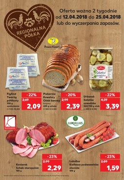 Gazetka promocyjna Kaufland, ważna od 12.04.2018 do 25.04.2018.