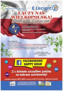 Gazetka promocyjna E.Leclerc, ważna od 19.04.2018 do 06.05.2018.