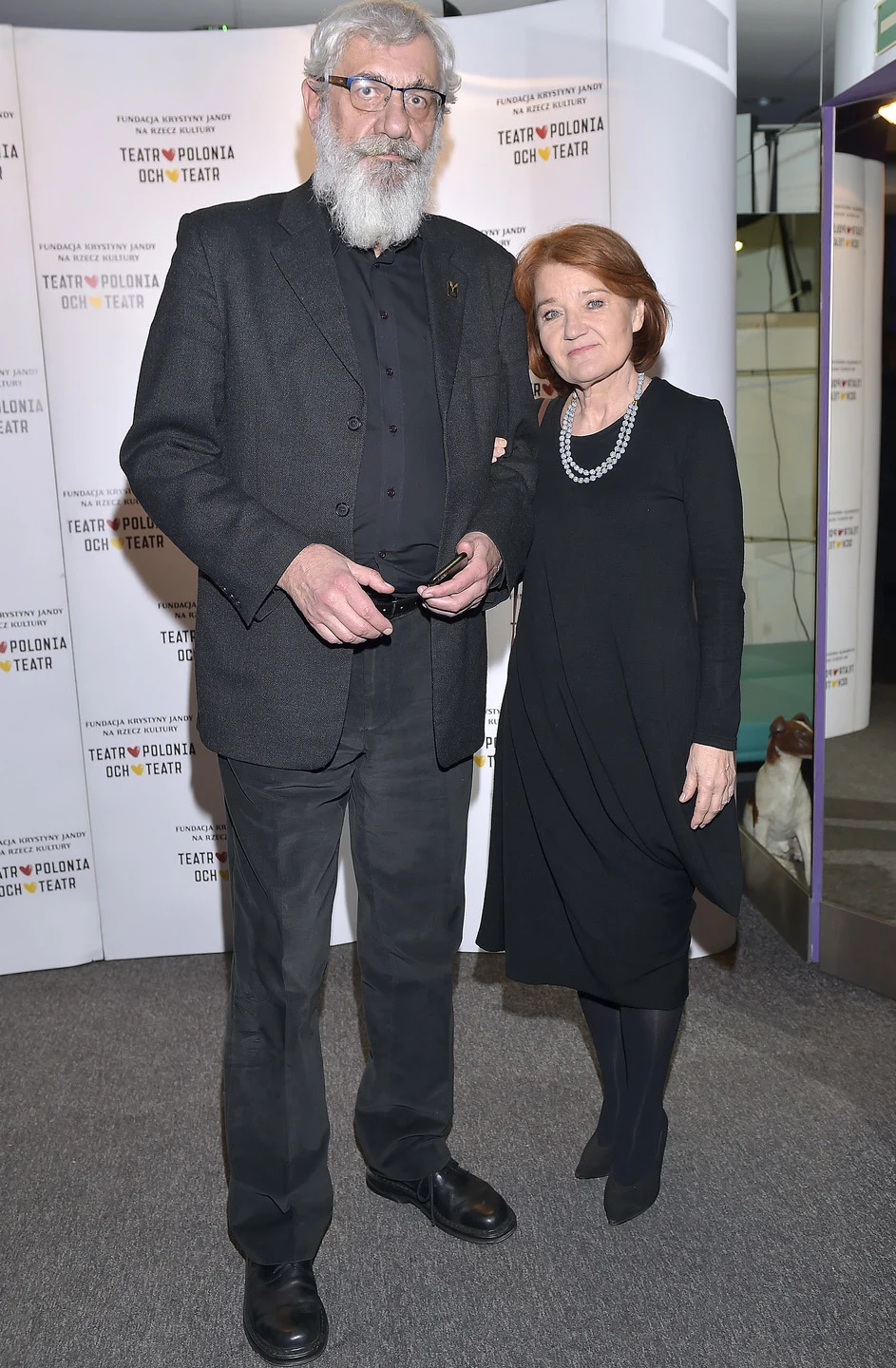 Wiktor Zborowski z żoną Wiktor Zborowski z żoną