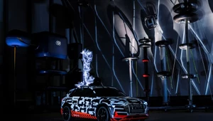 Prototyp Audi w klatce Faradaya