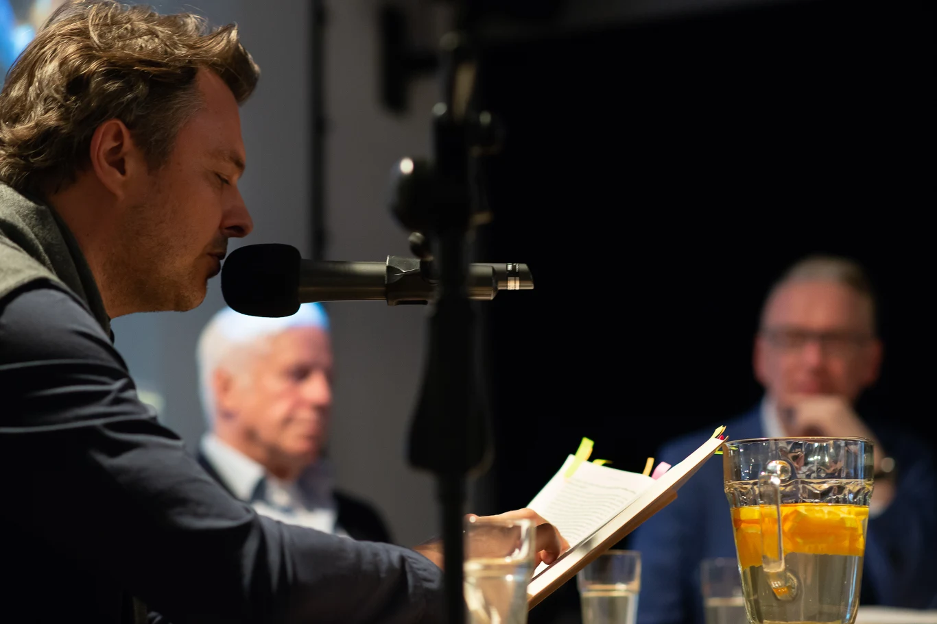 Marek Bukowski, Krzysztof Baranowski, Mariusz Szczygieł, fot. Wojtek Biały Marek Bukowski, Krzysztof Baranowski, Mariusz Szczygieł, fot. Wojtek Biały